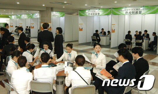 본문 이미지 - 영진전문대학 해외취업 박람회 모습. (한국전문대학교육협의회 제공) ⓒ News1