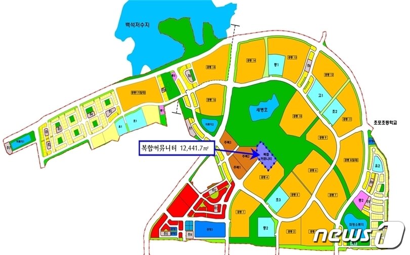 본문 이미지 - 전주 에코시티 복합커뮤니티 ⓒ News1 김춘상 기자