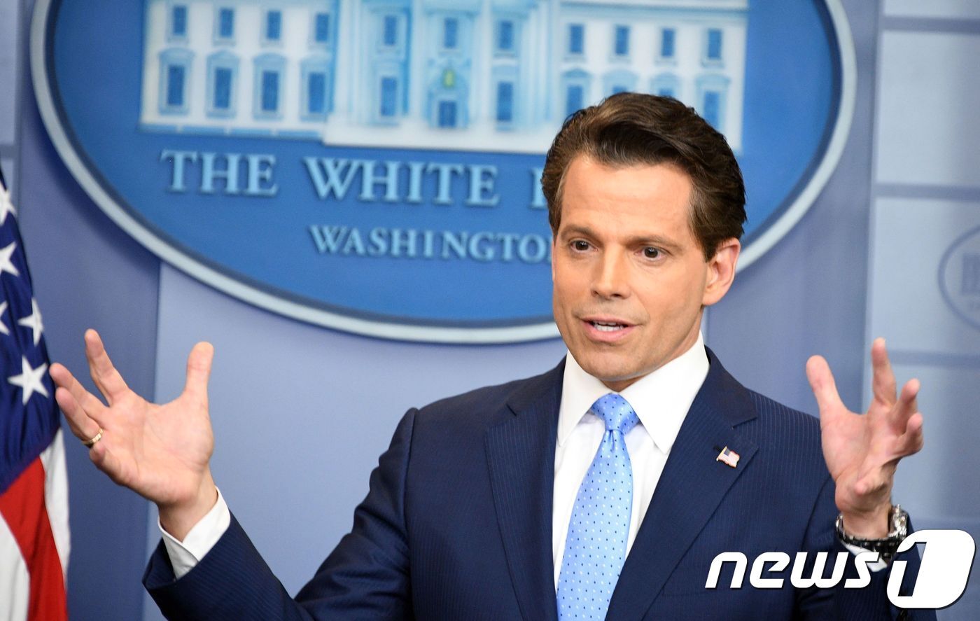 본문 이미지 - 앤서니 스카라무치 전 백악관 공보국장. <자료사진> ⓒ AFP=뉴스1