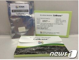 본문 이미지 - 한국원자력연구원(원장 하재주) 첨단방사선연구소(소장 정병엽) 임윤묵 박사팀은 방사선 기술을 이용해 치과용 소재로 쓰이는 ‘흡수성 치주조직재생유도재’를 개발하고, 식품의약품안전처(식약처)로부터 의료기기 4등급 임상시험계획서 승인을 받았다고 8일 밝혔다.ⓒ News1