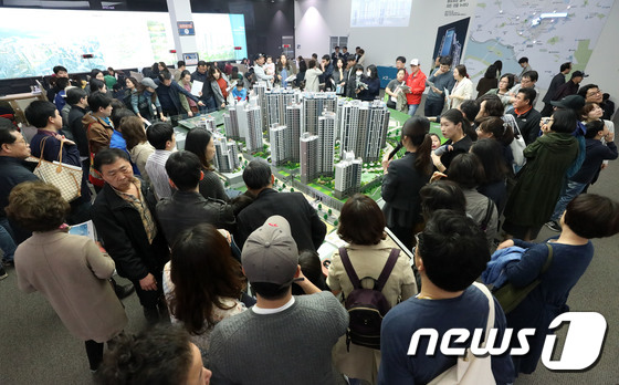 서울의 한 모델하우스 모습.(뉴스1 자료사진)© News1 박세연 기자