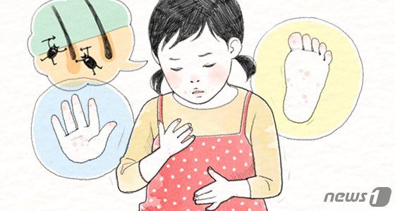 팔 벅벅 긁는 아이 무서워 피한 5세 딸…피부병 아이 母 "싹싹 빌어라" 되레 큰소리