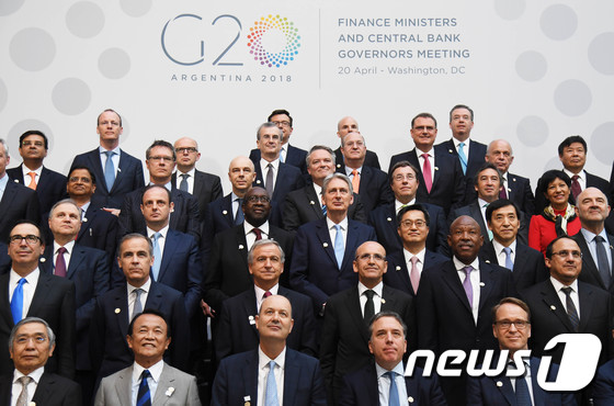 G20 재무장관회의 참석한 김동연-이주열