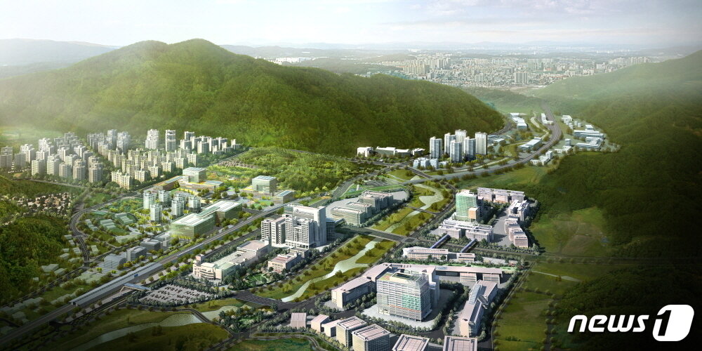 본문 이미지 - 양주역세권·테크노밸리 조감도 ⓒ News1
