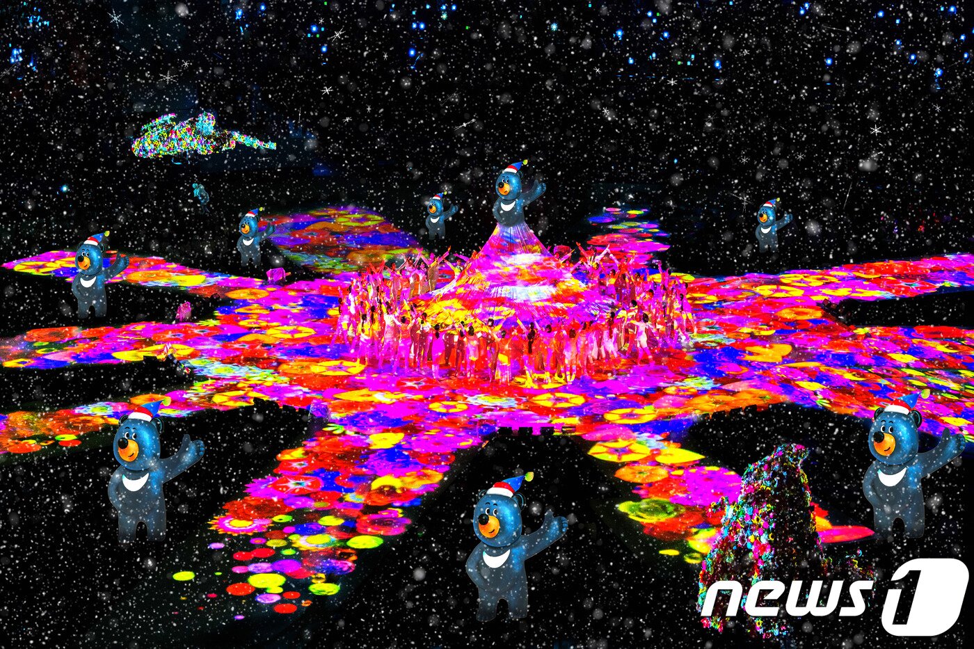 본문 이미지 - 제36회 대한민국 사진대전 우수상에 선정된 김현숙씨의 '패럴림픽 축제'. (한국사진작가협회 제공)ⓒ News1