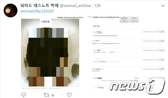 본문 이미지 - 트위터 갈무리 2018.5.15/뉴스1 ⓒ News1