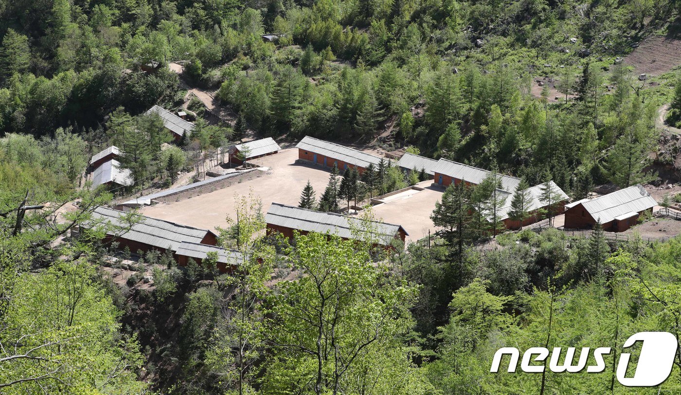 The Punggye-ri nuclear test site in Gilju County, North Hamgyong Province, before North Korea&#39;s &#34;closure measures&#34; in May 2018.