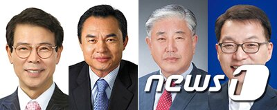 본문 이미지 - 6·13 지방선거 강원 강릉시장 후보군. 왼쪽부터 자유한국당 김한근 예비후보, 더불어민주당 최욱철 예비후보, 무소속 최재규, 김중남 예비후보. 2018.5.3/뉴스1 ⓒ News1