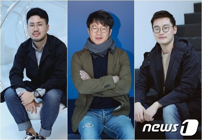 본문 이미지 - 2018.4.24. 서울 상암 DDMC. 채널A '도시어부' 인터뷰 왼쪽부터 김영태, 장시원, 구장현PD ⓒ News1 강고은 에디터