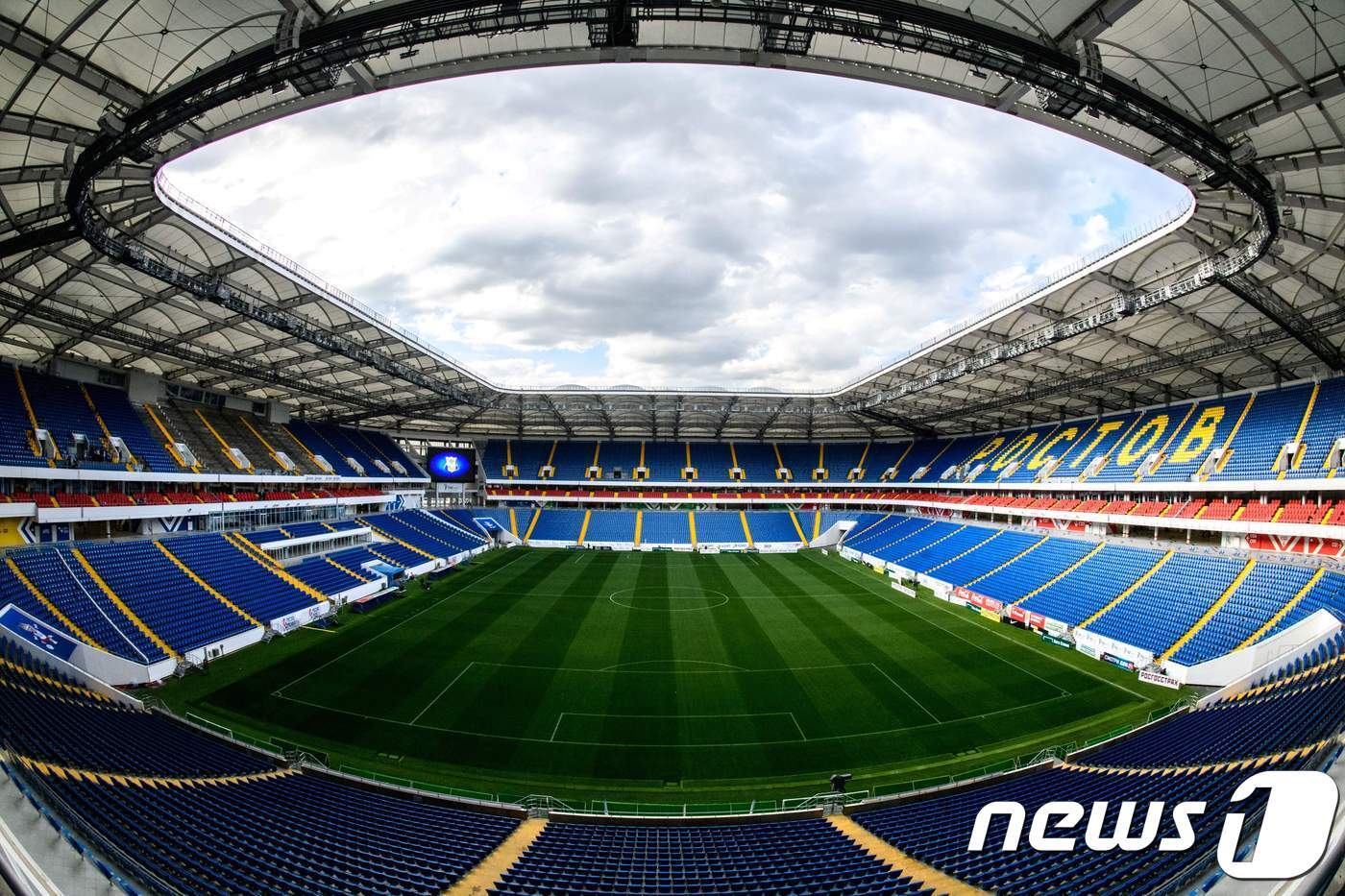 본문 이미지 - 한국이 멕시코와 조별리그 두 번째 경기를 치르는 로스토프 아레나. ⓒAFP=News1