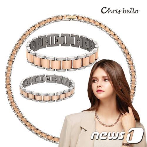 본문 이미지 - '크리스벨로 게르마늄 컬렉션'(목걸이+팔찌 2종 세트) 홈앤쇼핑에서 약 24만원 상당에 판매됨ⓒ News1