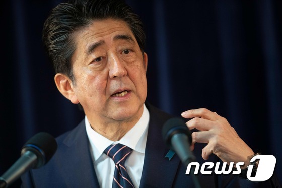 아베 신조 일본 총리 © AFP=뉴스1