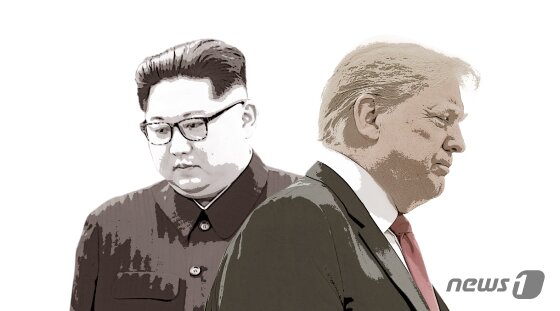 본문 이미지 - 김정은 북한 노동당 총비서, 도널드 트럼프 미국 대통령.ⓒ News1 DB