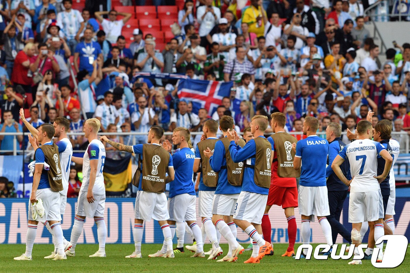 본문 이미지 - 아이슬란드 축구대표팀./뉴스1 DB ⓒ AFP=News1