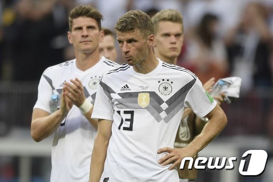 독일이 멕시코에 0-1로 패했다. 예상치 못한 시나리오다. 한국의 예선은 2차전까지밖에 없다고 생각하는 게 낫다. © AFP=News1