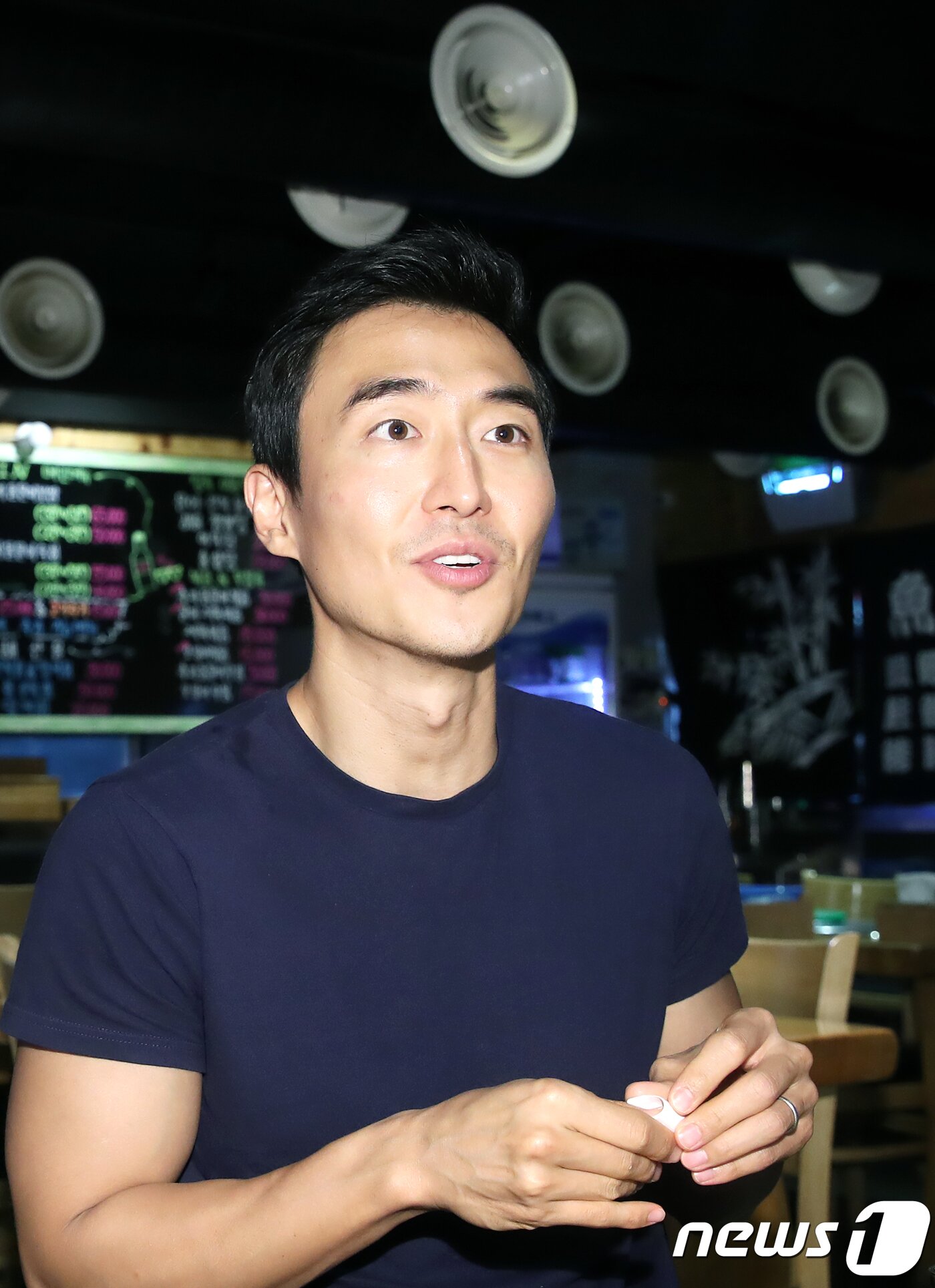 본문 이미지 - 2018.6.26.논현동 음식점, 개그맨 김인석 다이어트 토크. ⓒ News1 권현진 기자