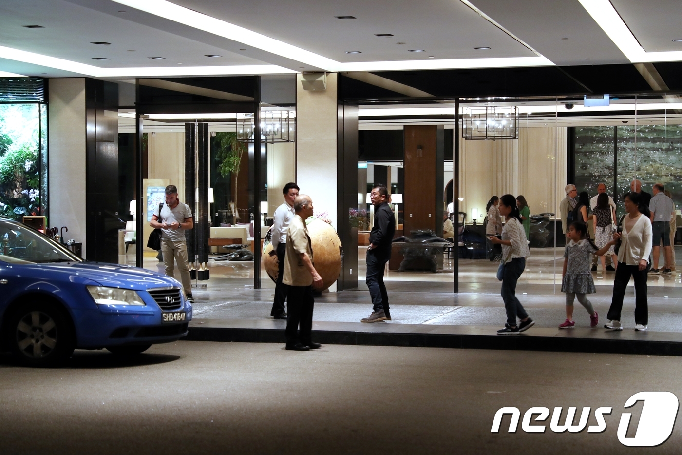 (싱가포르=뉴스1) 성도현 기자 = 싱가포르 정부가 6.12 북미정상회담을 앞두고 '특별 행사 지역(special event area)'으로 지정했다고 밝힌 4일 샹그릴라 호텔의 …