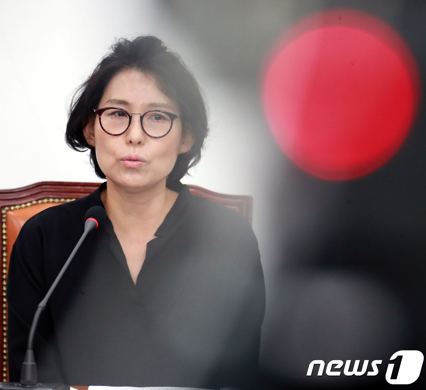 (서울=뉴스1) 이동원 기자 = 이재명 더불어민주당 경기도지사 후보 형수 박인복씨가 8일 서울 여의도 국회에서 기자회견을 열고 이재명 후보의 '형수 욕설 논란'과 관련한 거짓 해명 …