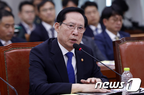 송영무 국방부 장관. © News1 안은나 기자