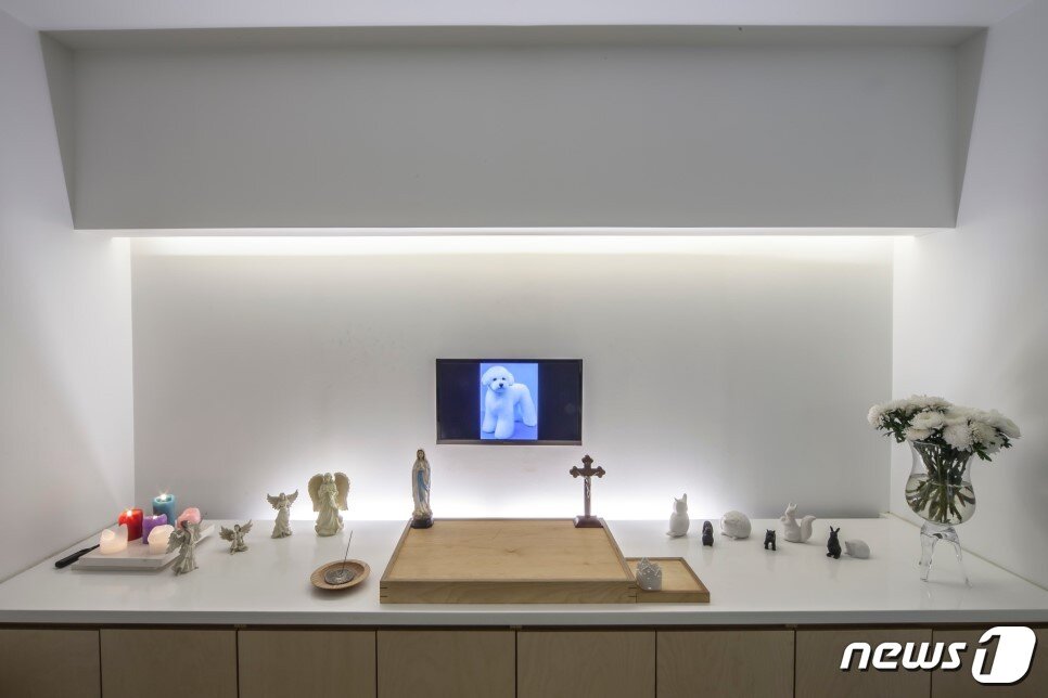 본문 이미지 - 강아지, 고양이 등 반려동물 추모공간.(사진 펫포레스트 제공) ⓒ News1