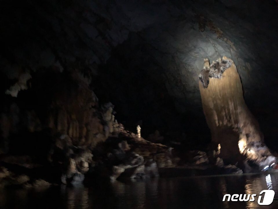 본문 이미지 - 지하강 동굴 내부의 모습 ⓒ News1 문대현 기자