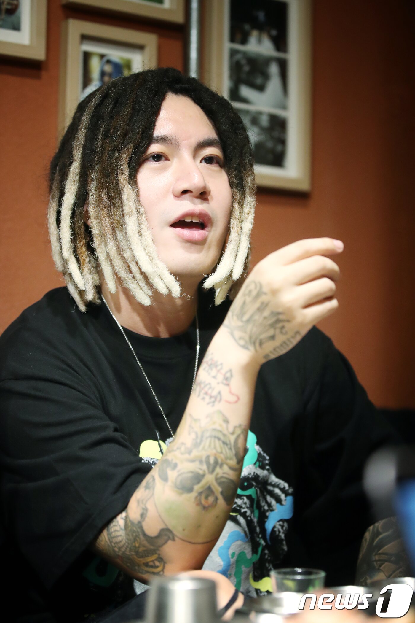 본문 이미지 - 2018.7.25.서울 홍대 하하김종국의 401. 레게 강 같은 평화 스컬 인터뷰. ⓒ News1 권현진 기자