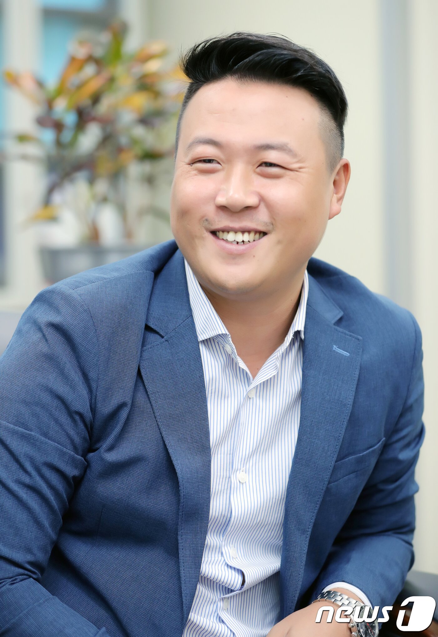 본문 이미지 - 강병수 SCDD 대표가 전북 익산시 SCDD 사무실에서 뉴스1 전북본부와 인터뷰를 하고 있다.2018.7.6/뉴스1 ⓒ News1 문요한 기자