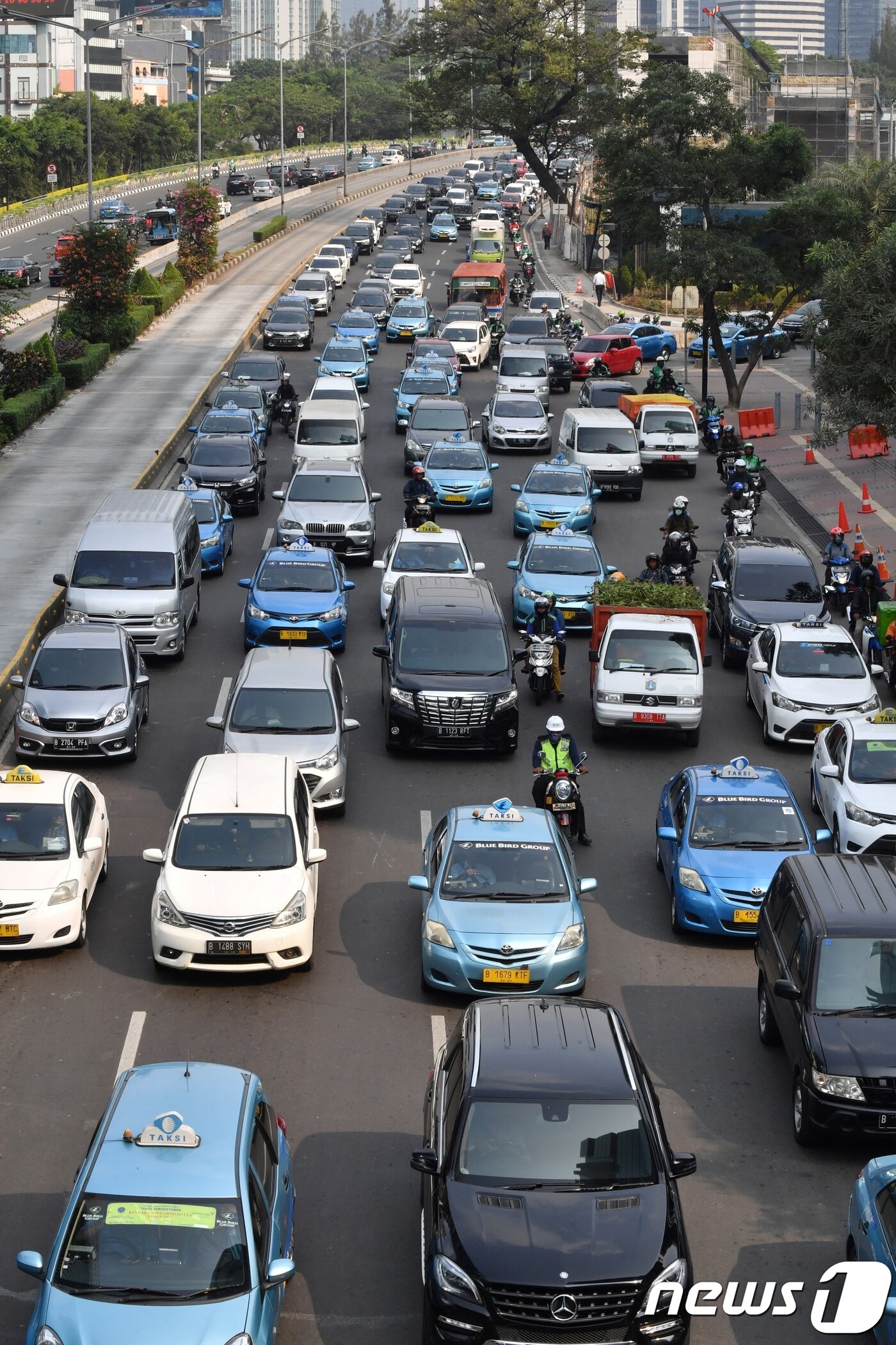 본문 이미지 - 자카르타 교통체증. ⓒ AFP=News1