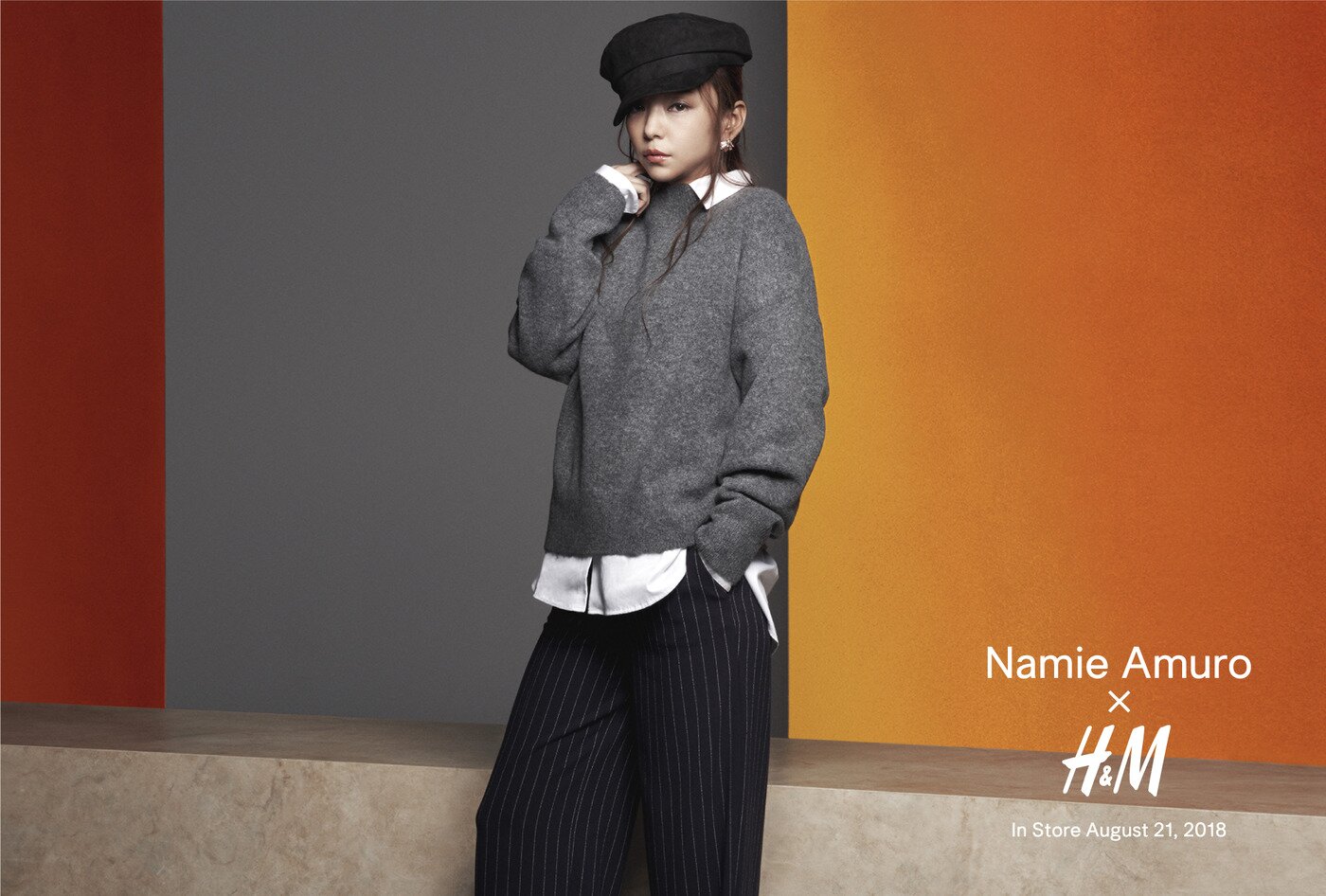 본문 이미지 - Namie Amuro x H&M ⓒ News1