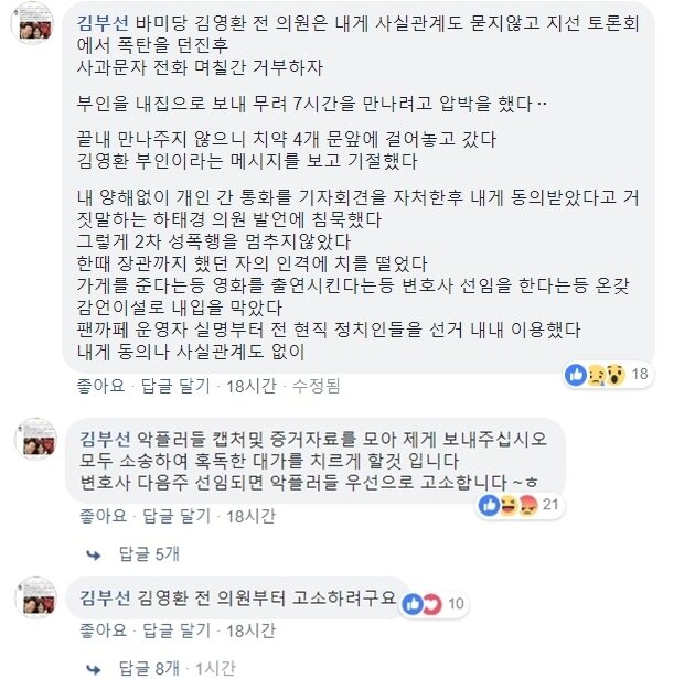 본문 이미지 - 김부선 페이스북 ⓒ News1