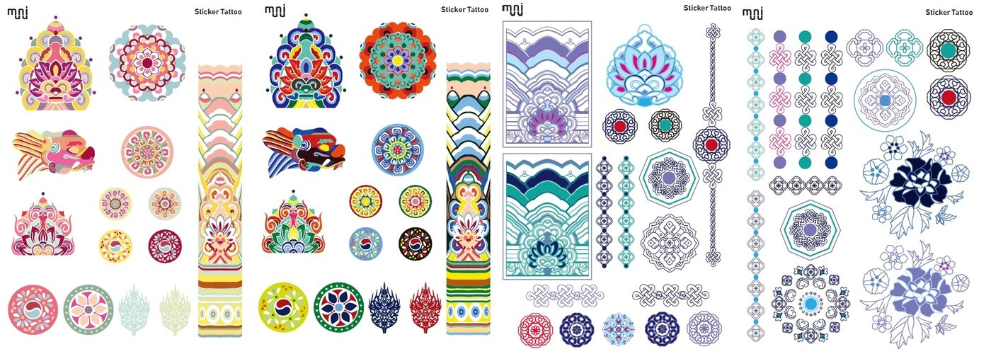 본문 이미지 - 은상작 '단청타투스티커'