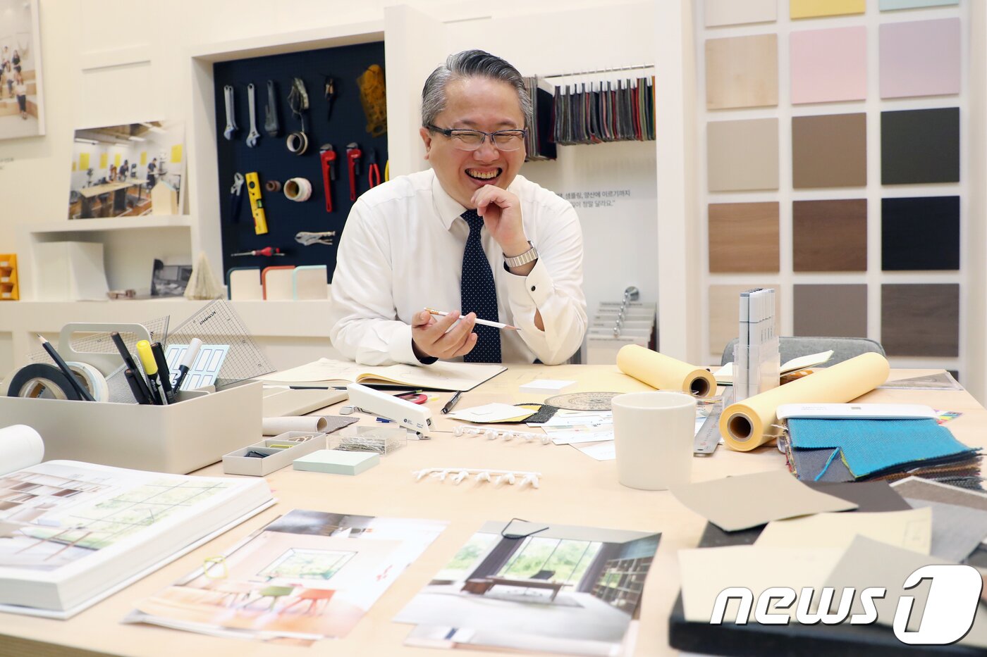 본문 이미지 - 강성문 일룸 대표. 2018.9.3/뉴스1 ⓒ News1 황기선 기자