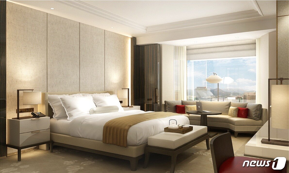 본문 이미지 - 롯데호텔서울 이그제큐티브타워 '그랜드디럭스룸'ⓒ News1