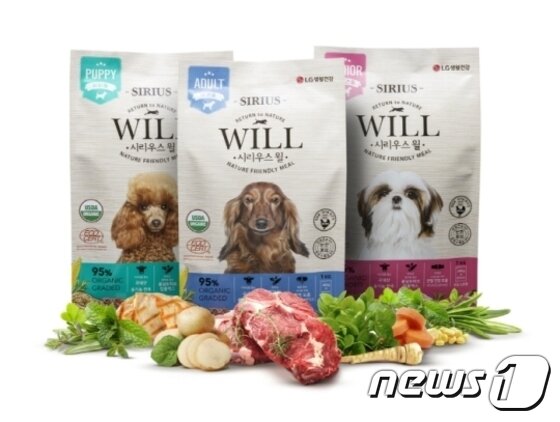 본문 이미지 - LG생활건강 펫푸드 브랜드 '시리우스 윌'ⓒ News1