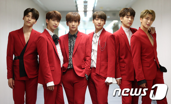 그룹 스누퍼. 왼쪽부터 우성, 태웅, 수현, 상일, 상호, 세빈.  © News1 박지혜 기자