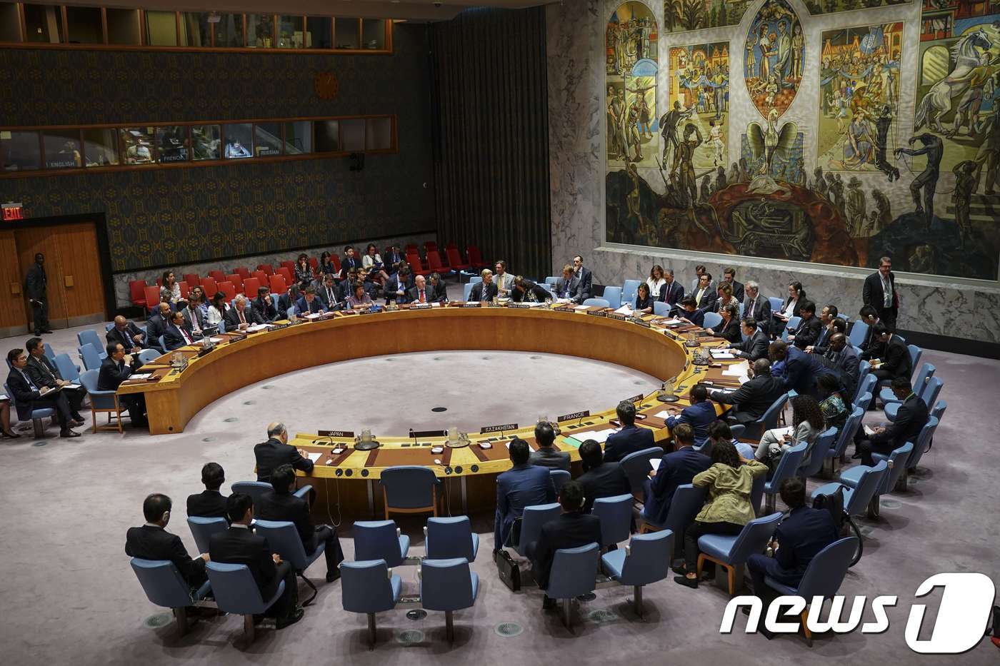 본문 이미지 - 유엔안전보장이사회. ⓒ AFP=뉴스1