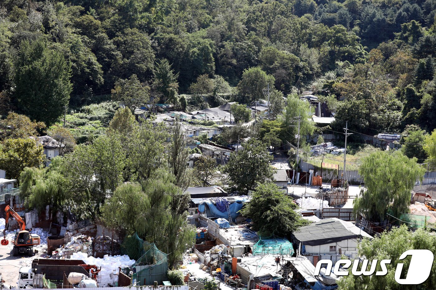 본문 이미지 - 서울 서초구 방배동 성뒤마을. ⓒ News1 이광호 기자