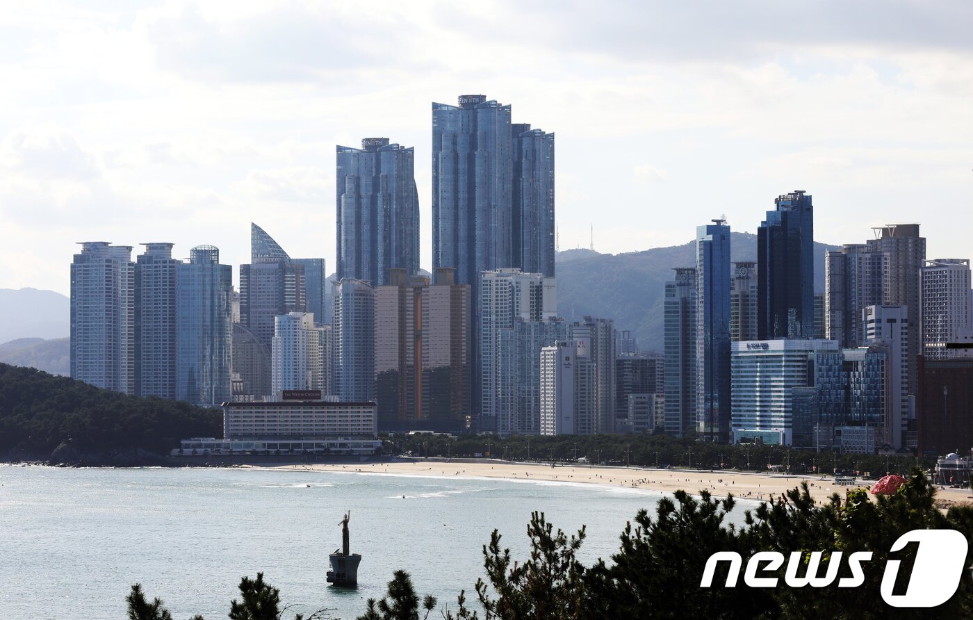 본문 이미지 - 부산 해운대구의 한 아파트 단지. ⓒ News1 여주연 기자