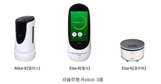 본문 이미지 - K-robo(케이로보)의 자율주행 로봇 3종 ⓒ News1