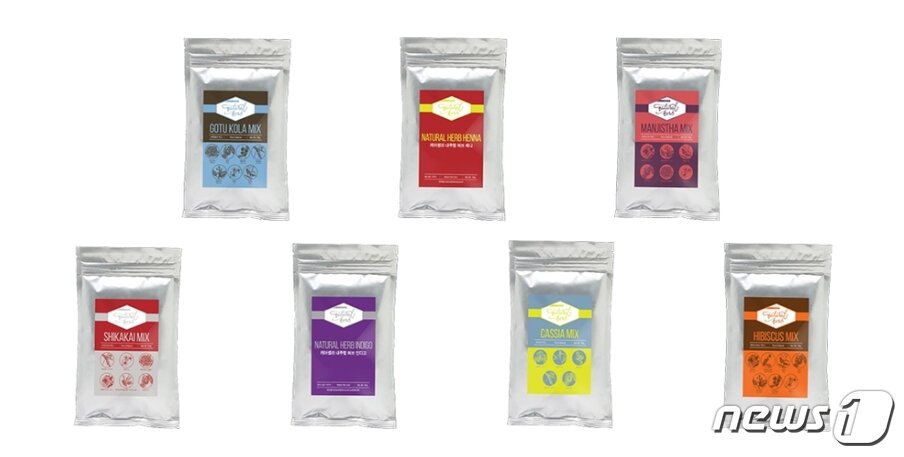 본문 이미지 - 케어셀라 내추럴 허브 헤나 세트 등 7종 라인ⓒ 뉴스1