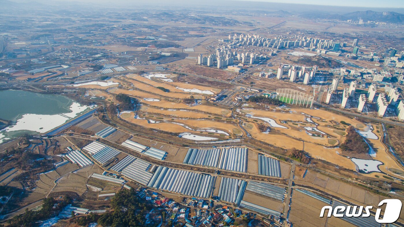 본문 이미지 - 나주 빛가람혁신도시 내 부영CC 일원 모습./뉴스1 ⓒ News1