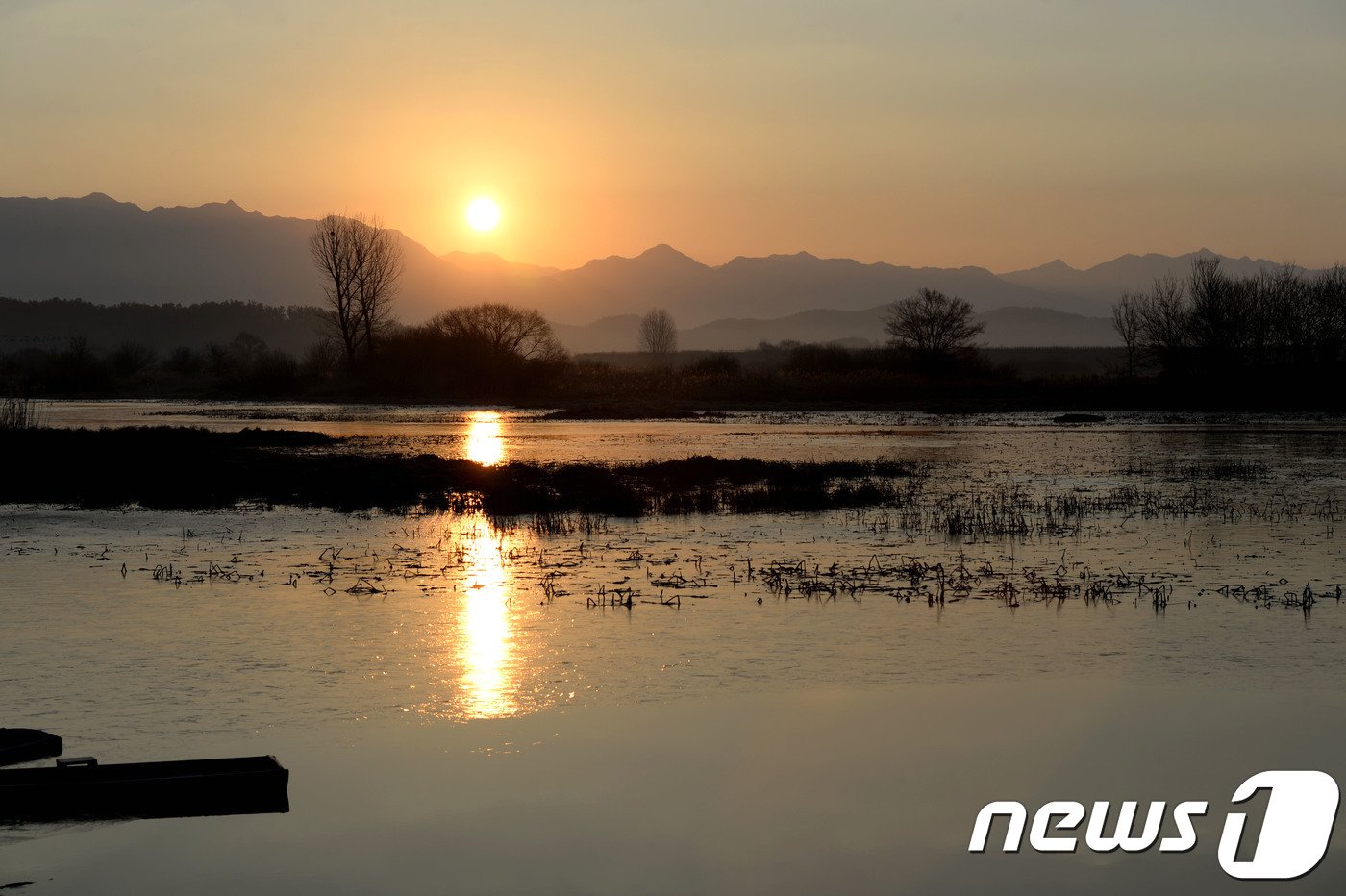 경남 창녕 우포늪 겨울 모습.&#40;창녕군 제공&#41;2019.1.3/뉴스1 ⓒ News1 강대한 기자