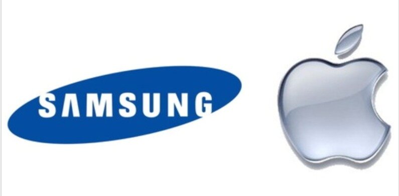 본문 이미지 - 2011년부터 2018년까지 스마트폰 특허분쟁을 벌였던 삼성전자와 애플(뉴스1 DB) ⓒ News1