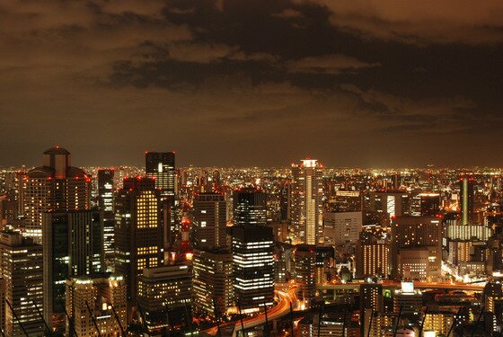 본문 이미지 - 오사카 공중정원전망대 야경