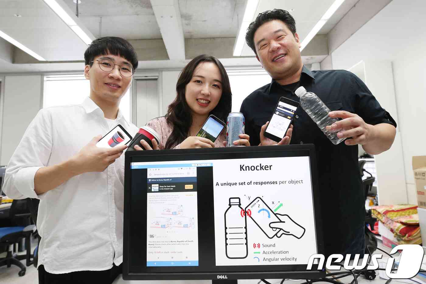 왼쪽부터 KAIST 공태식 박사과정, 조현성 석사과정, 이성주 교수(KAIST 제공)© 뉴스1