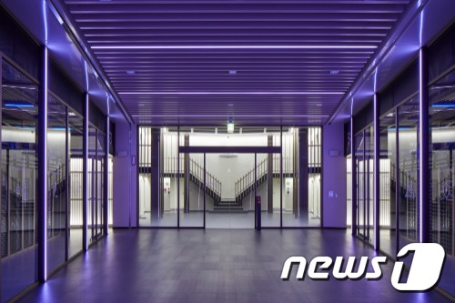 네이버 데이터센터 '각' 내부 서버룸 모습(네이버 제공)© 뉴스1
