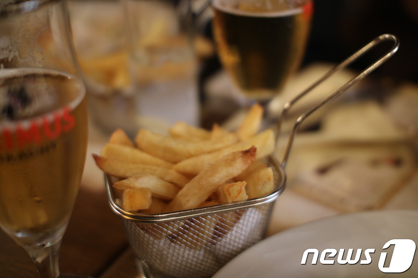 본문 이미지 - 벨지안 프라이스.  생감자로 만들어 진 감자튀김맛이다.  ⓒ 뉴스1