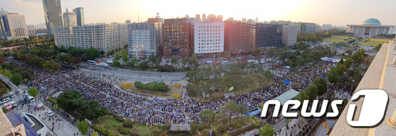 국회 앞 검찰개혁 10번째 촛불문화제