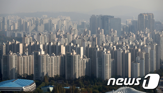 서울 송파구의 아파트 밀집지역. 2019.10.21/뉴스1 © News1 이승배 기자