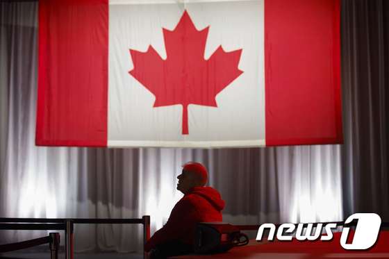  캐나다에서 21일(현지시간) 연방총선이 열렸다. © AFP=뉴스1